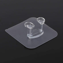 Transparent Self-Adhesive Wall Hook Waterproof & Oil-Proof Strong Holder (1 Pc)